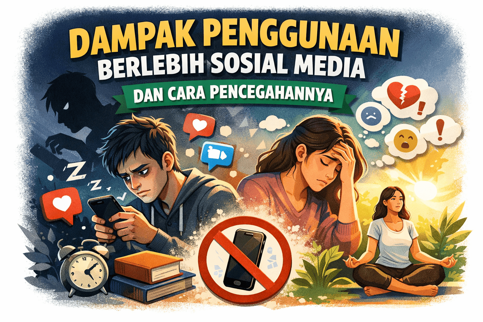 DAMPAK PENGGUNAAN BERLEBIH SOSIAL MEDIA